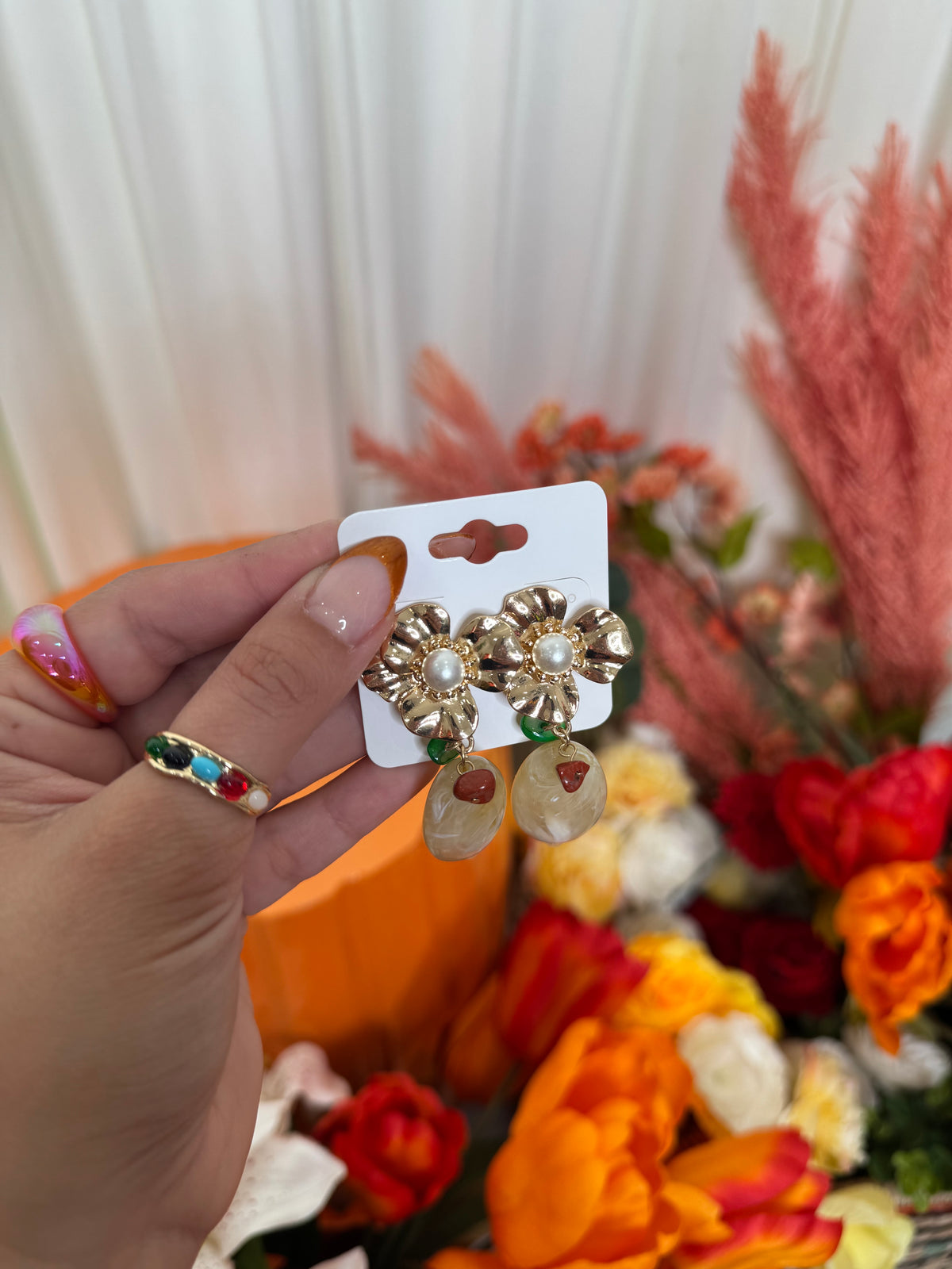 CAIRO FLOWER EARRINGS