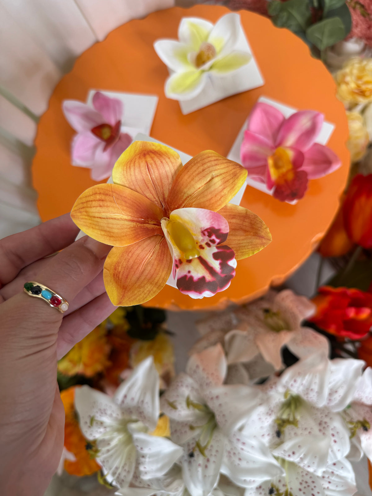 FLORAL HAIR CLIP
