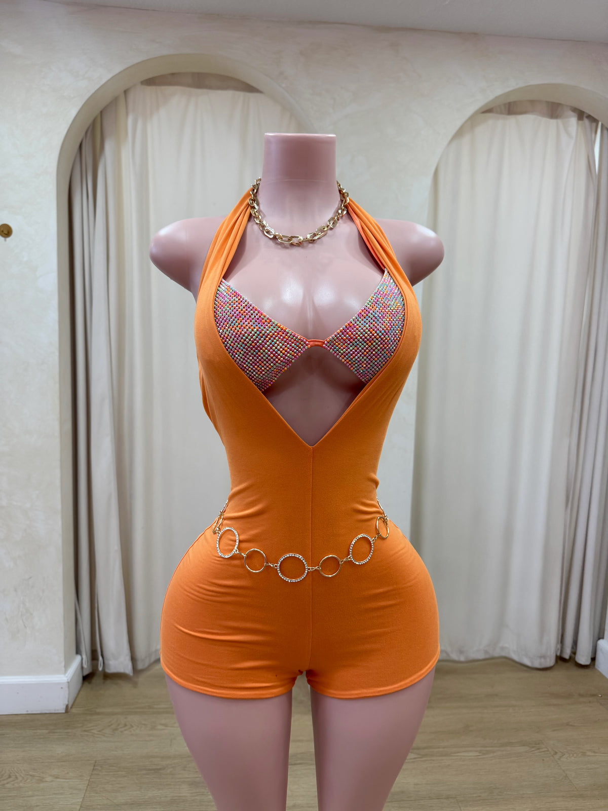TU PERFUME ROMPER OPEN BACK