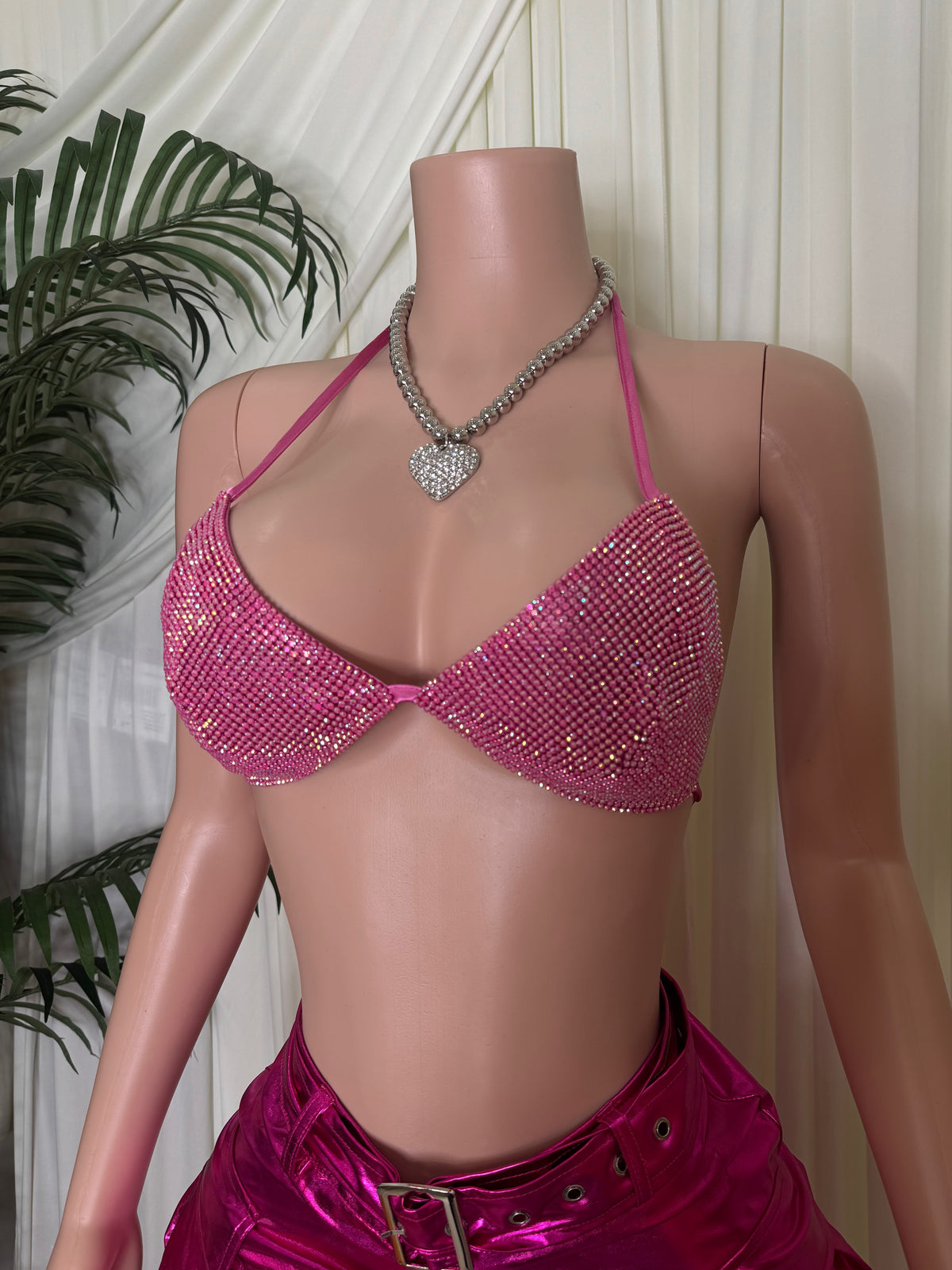 IVONNY BLING BIKINI TOP (PINK)