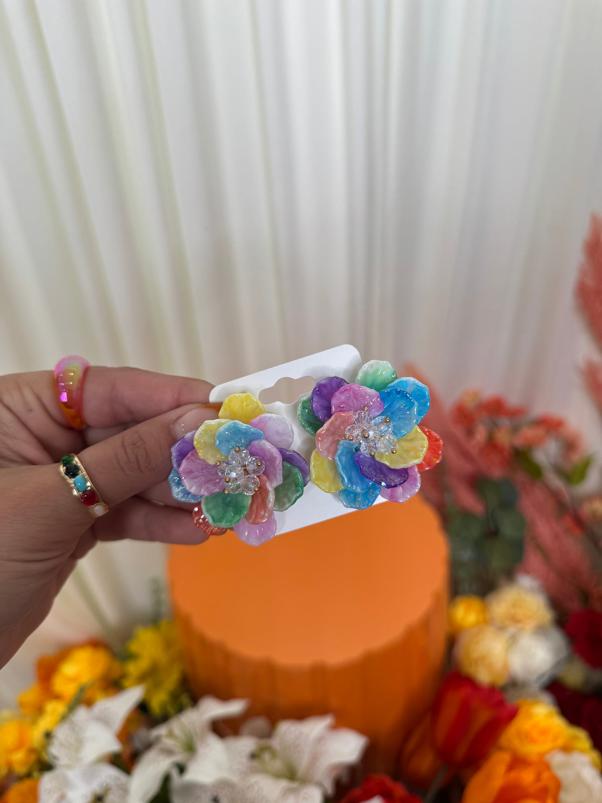 RAINBOW COLOR EARRINGS
