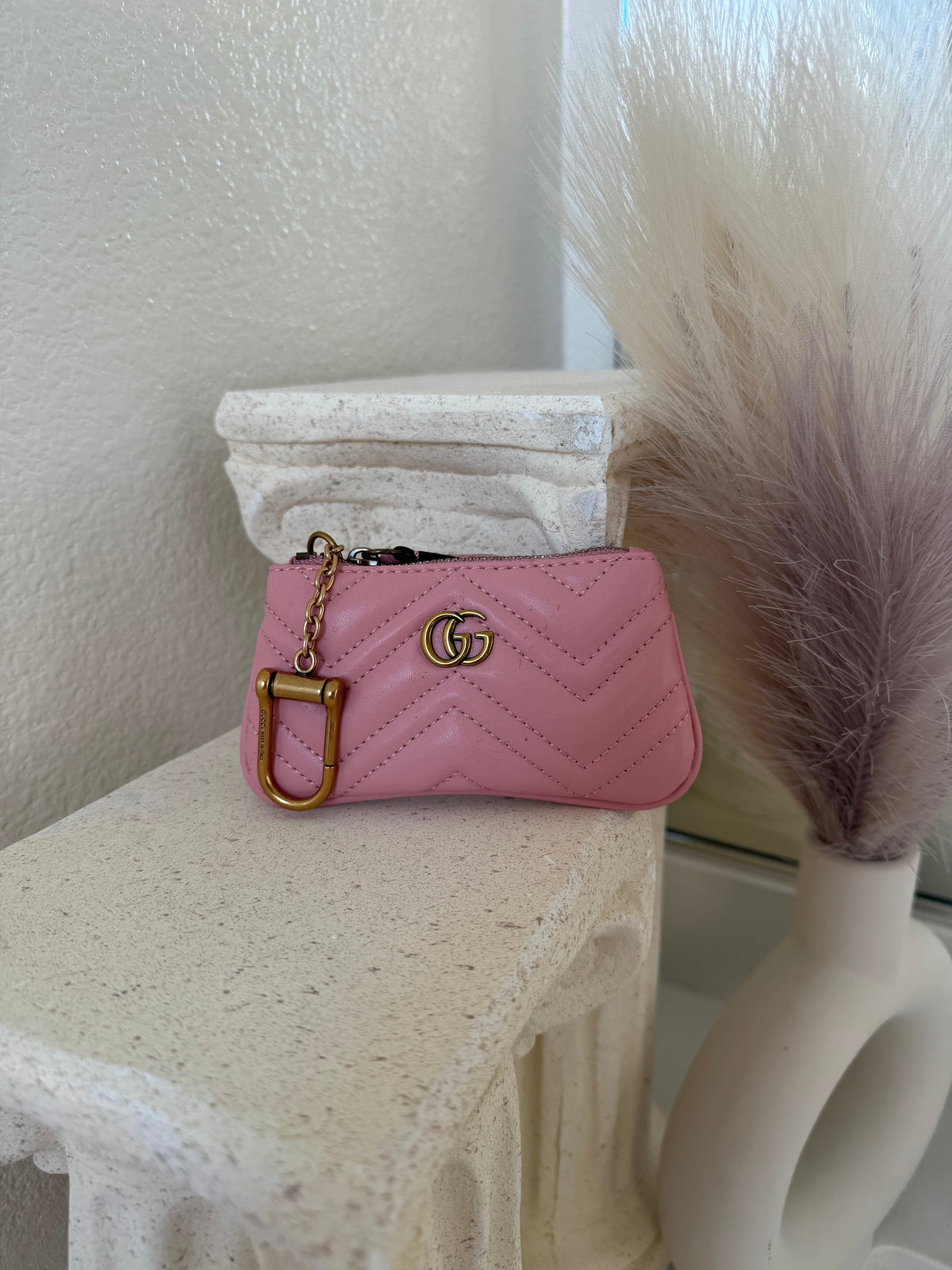 GG KEYCHAIN WALLET (PINK)