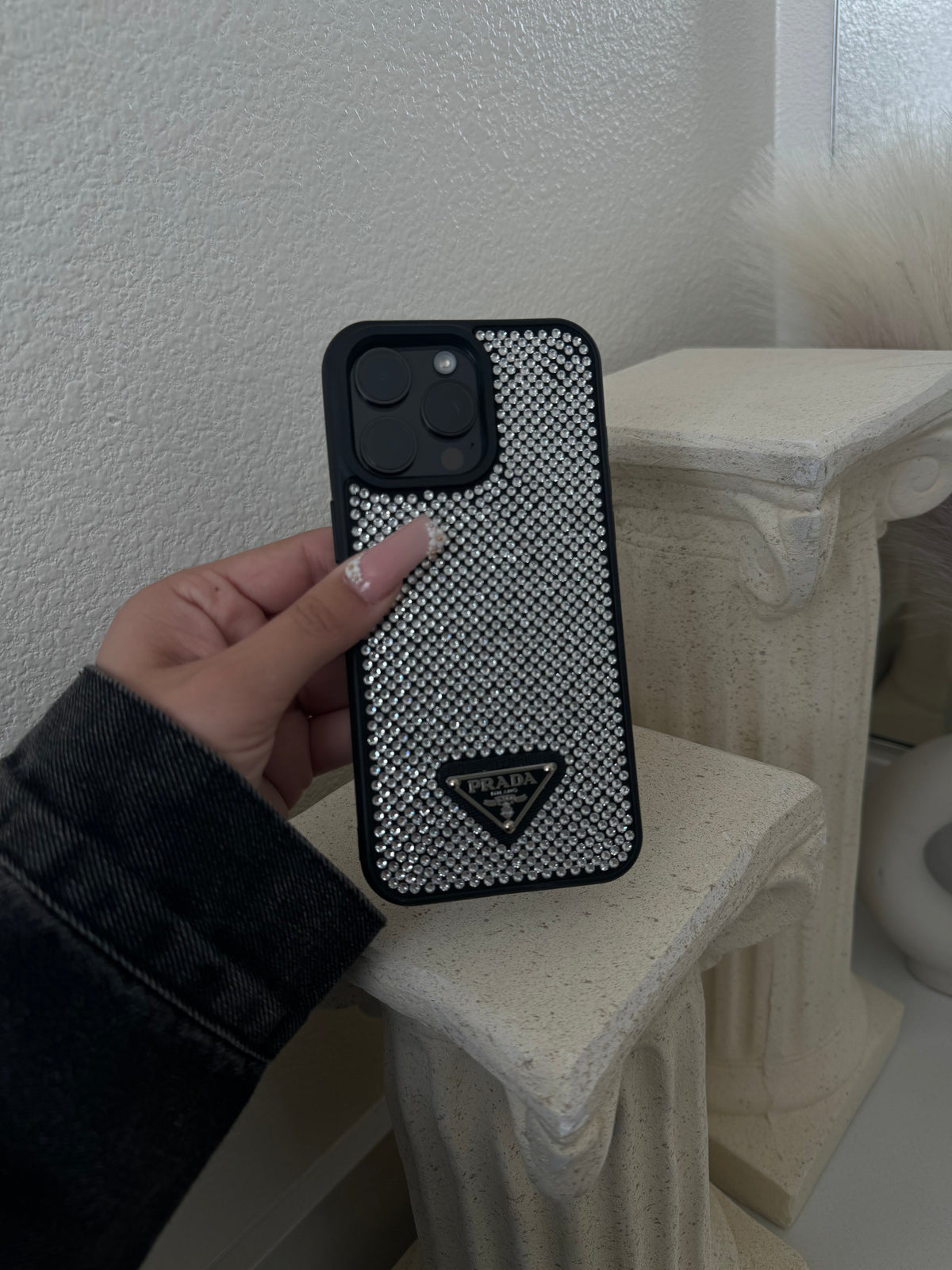 MILANO PHONE CASE (BLACK SILVER)