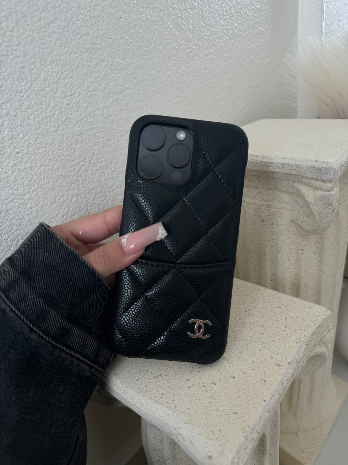 CC PHONE CASE (BLACK)