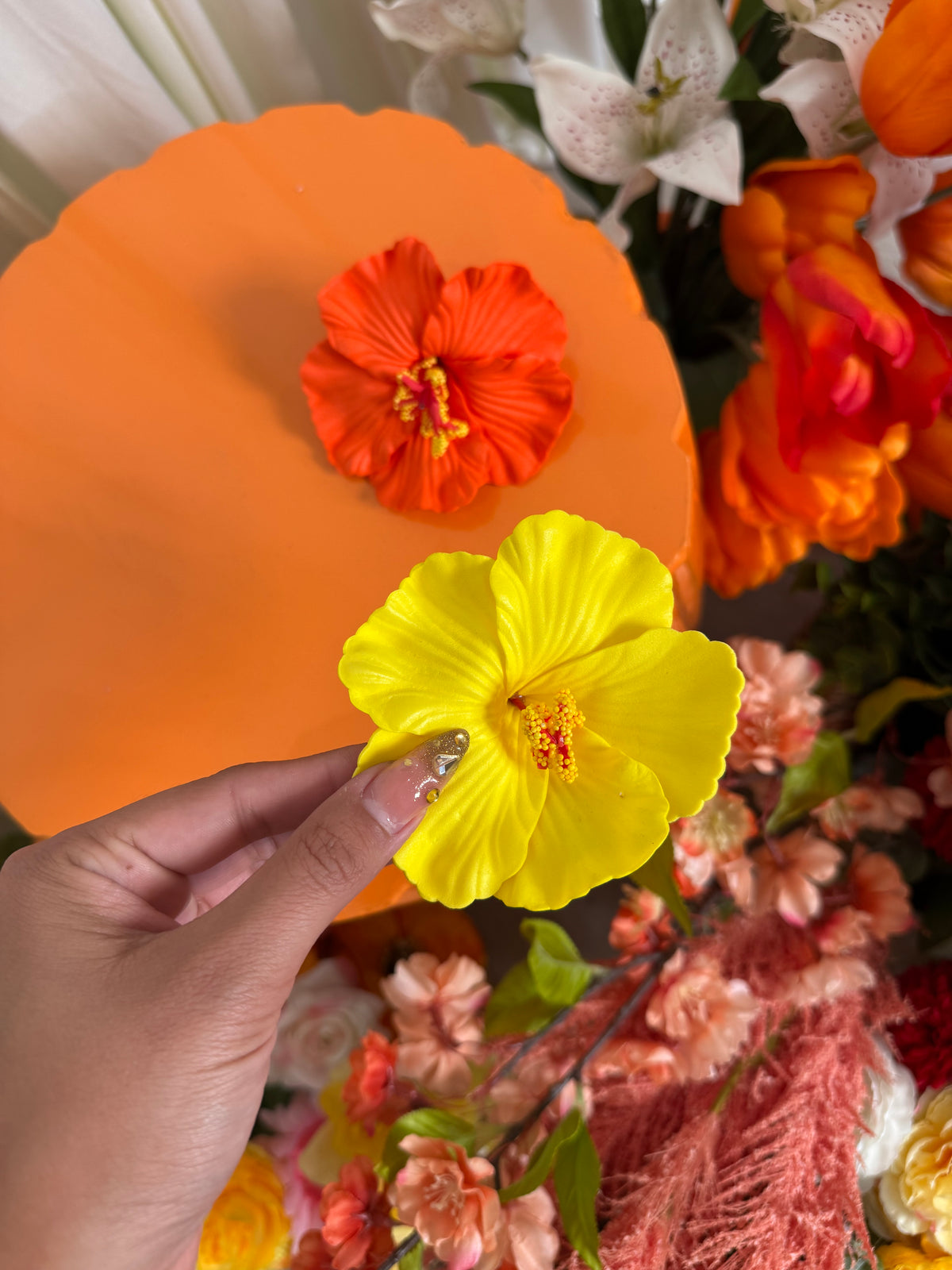 FLORAL HAIR CLIP