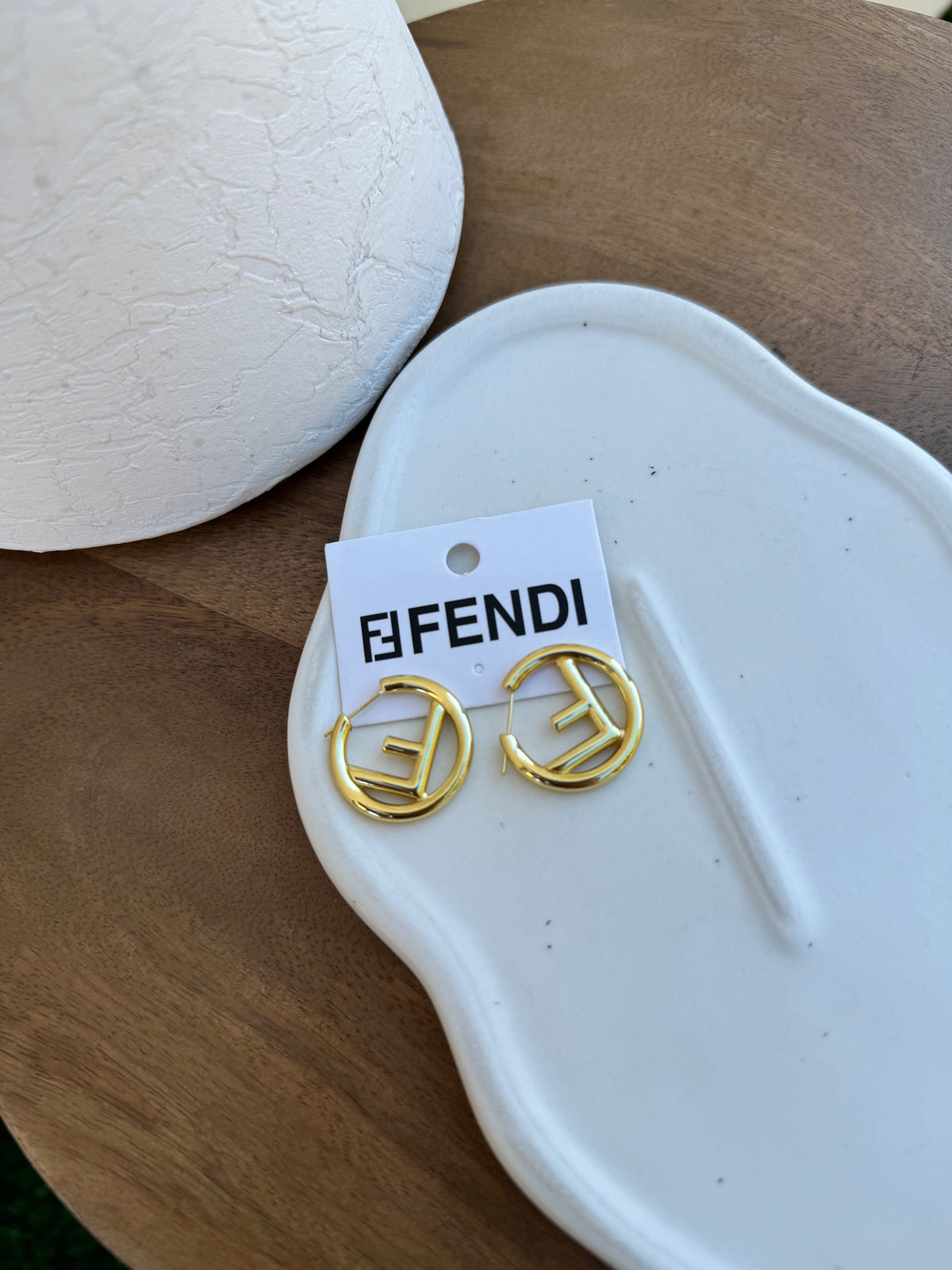F E N D I MINI HOOPS