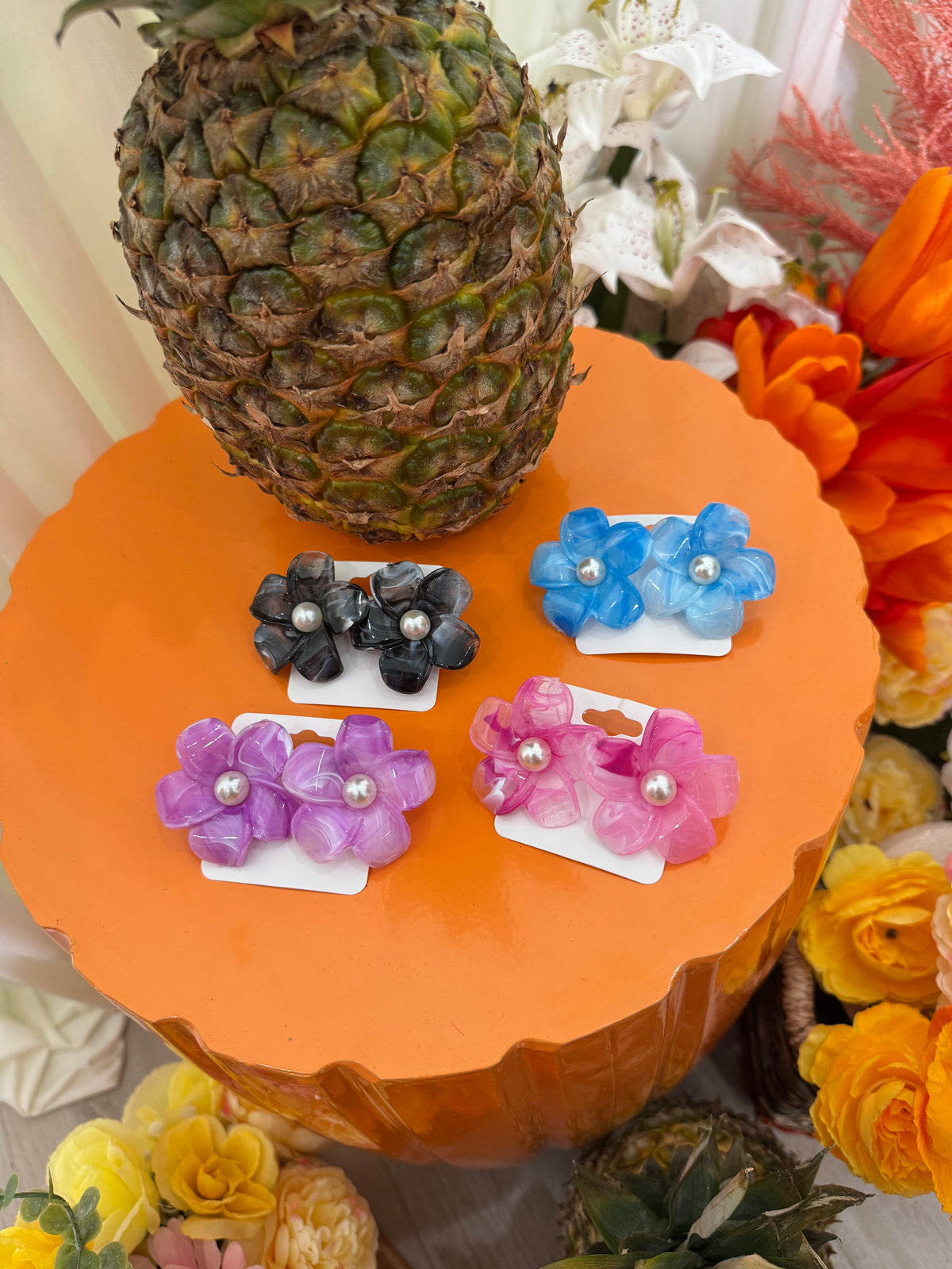 MERCURIO FLOWER EARRINGS