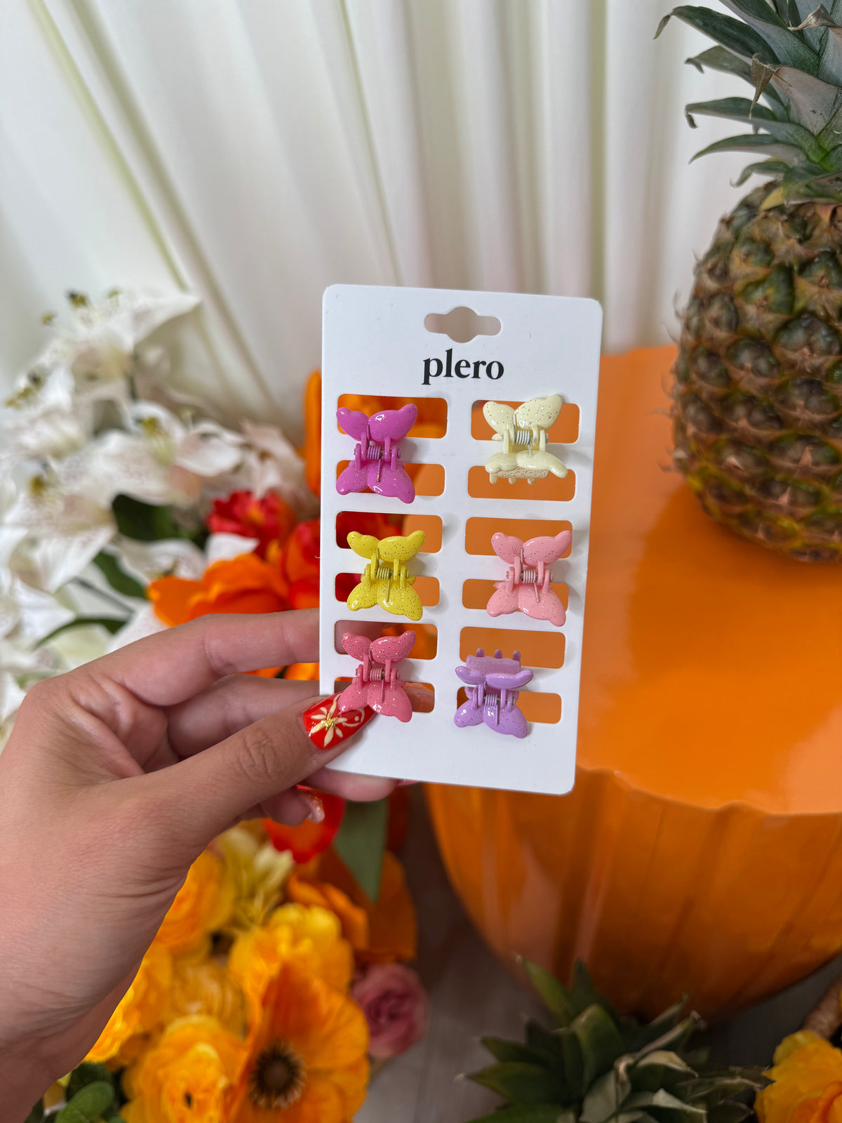 BUTTERFLY MINI HAIR CLIPS