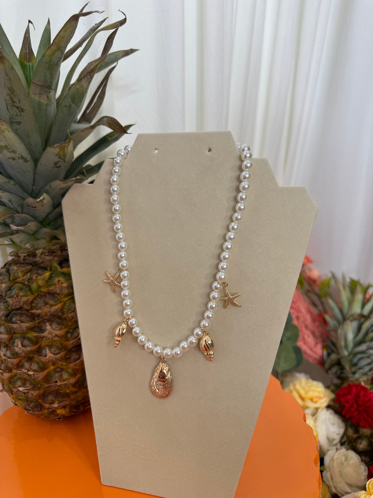 PEARL BEACH NECKLACE (GOLD)